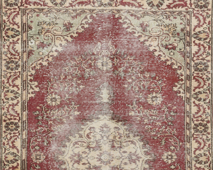 Multicolor Turkish Oushak Rug 6'4" x 9'10" Hand-Knotted | No. VR32570