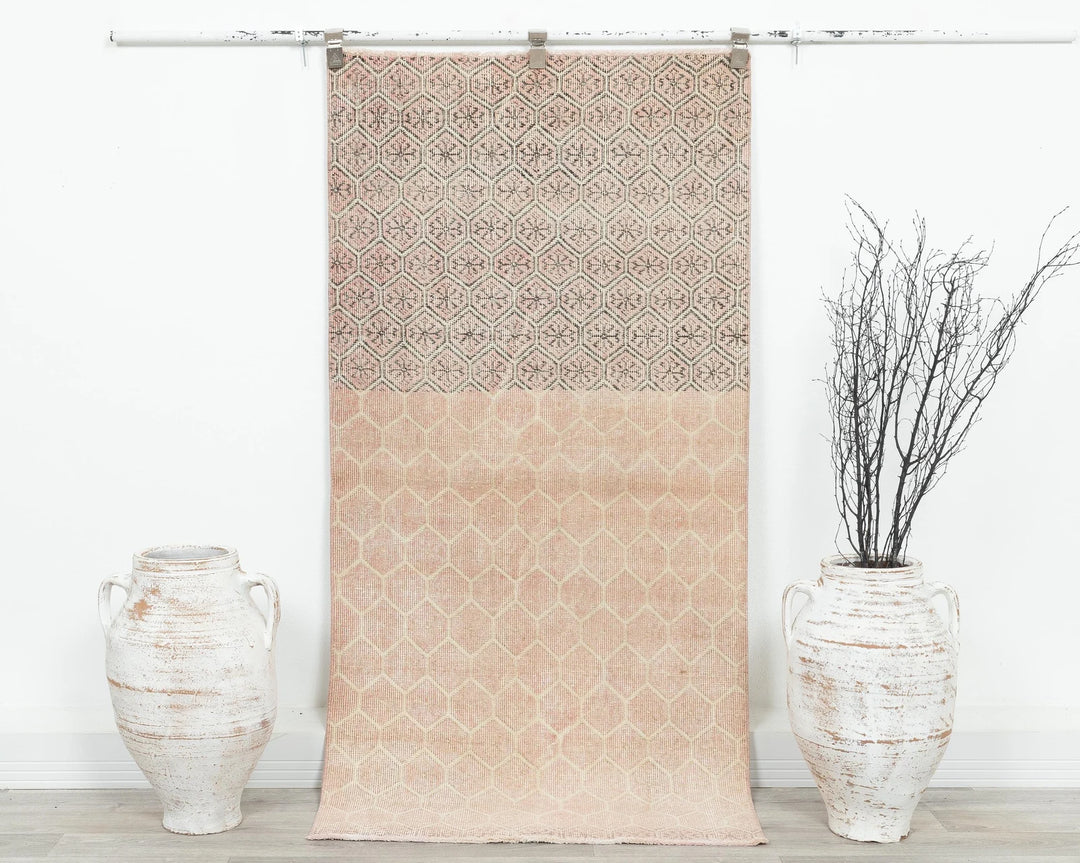 Multicolor Turkish Oushak Rug 2'10" x 6' Hand-Knotted | No. VR32581