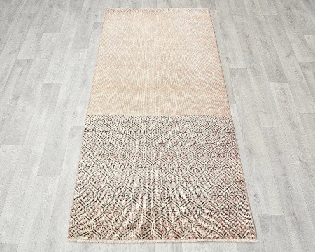 Multicolor Turkish Oushak Rug 2'10" x 6' Hand-Knotted | No. VR32581
