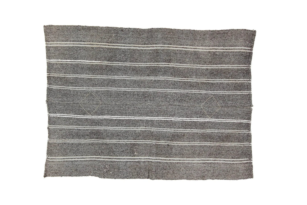 Gray Kilim Rug 4' 9" x 6' 7" | No. VR32629