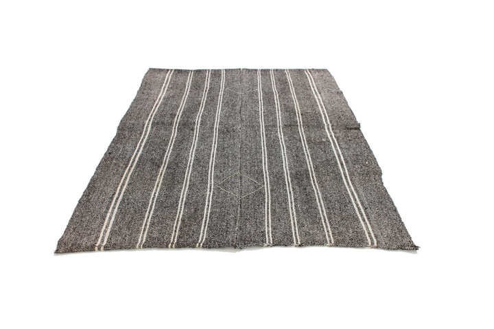 Gray Kilim Rug 4' 9" x 6' 7" | No. VR32629