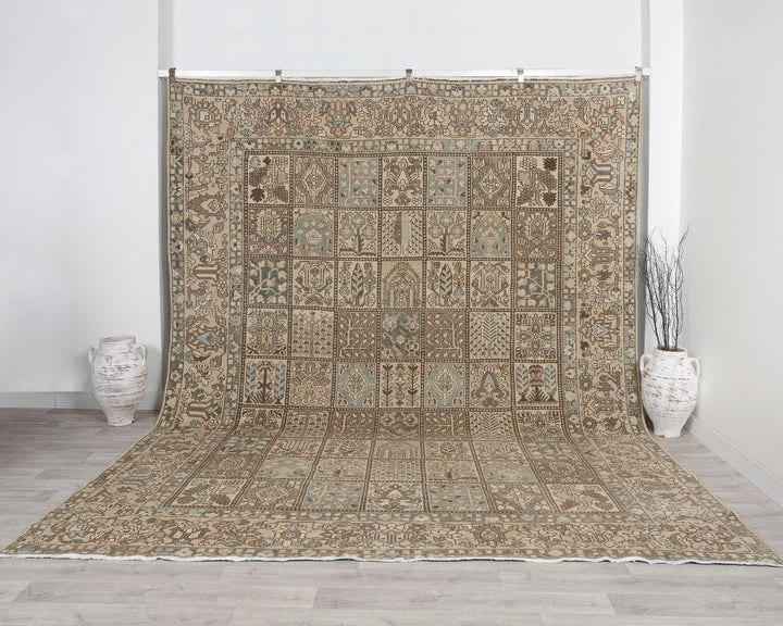 Multicolor Turkish Oushak Rug 9' 8" x 11' 7" Hand-Knotted | No. VR32672