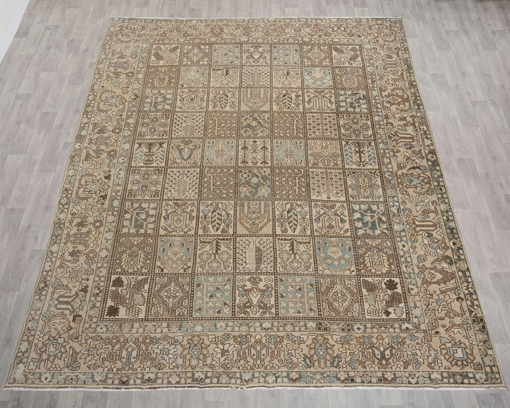 Multicolor Turkish Oushak Rug 9' 8" x 11' 7" Hand-Knotted | No. VR32672