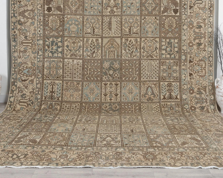 Multicolor Turkish Oushak Rug 9' 8" x 11' 7" Hand-Knotted | No. VR32672