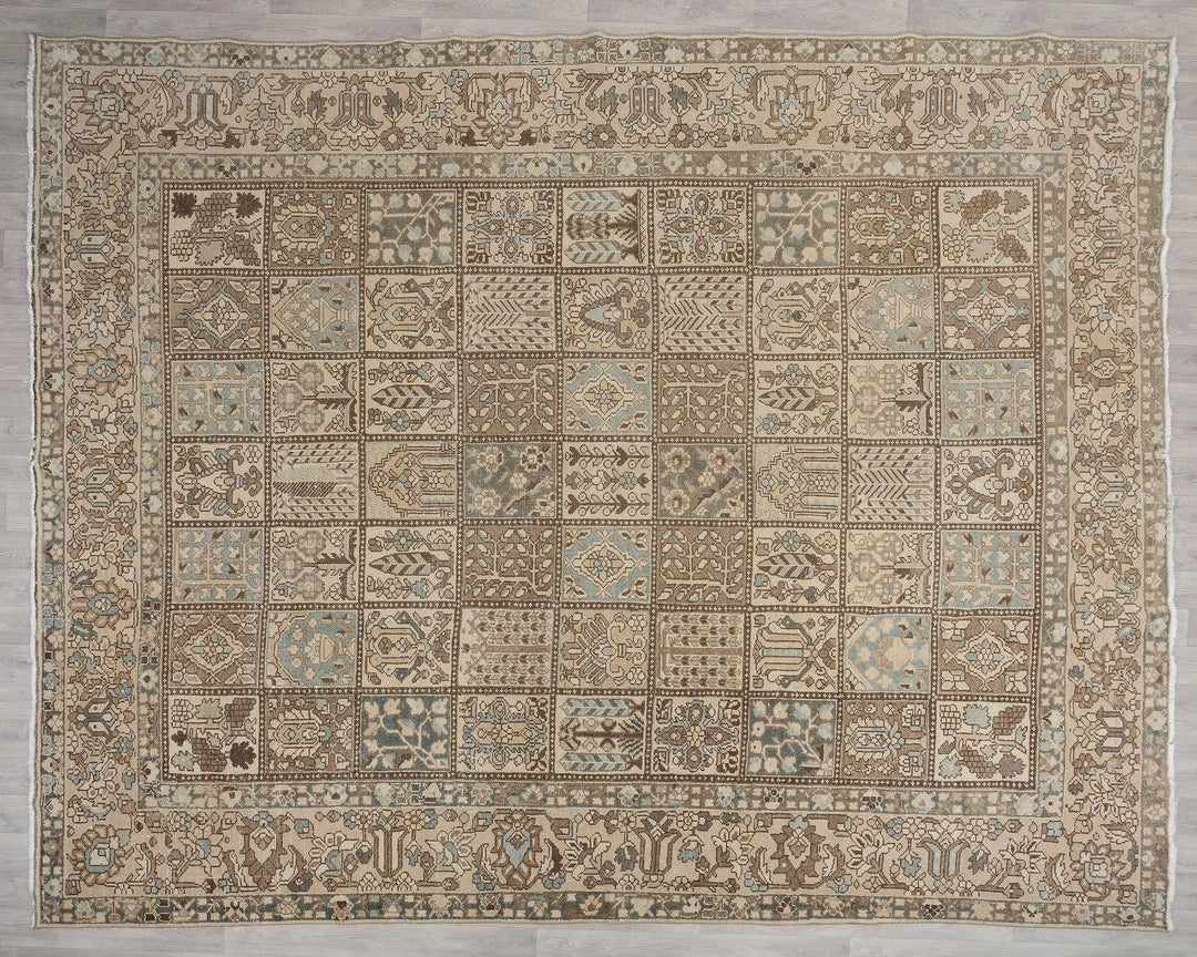 Multicolor Turkish Oushak Rug 9' 8" x 11' 7" Hand-Knotted | No. VR32672