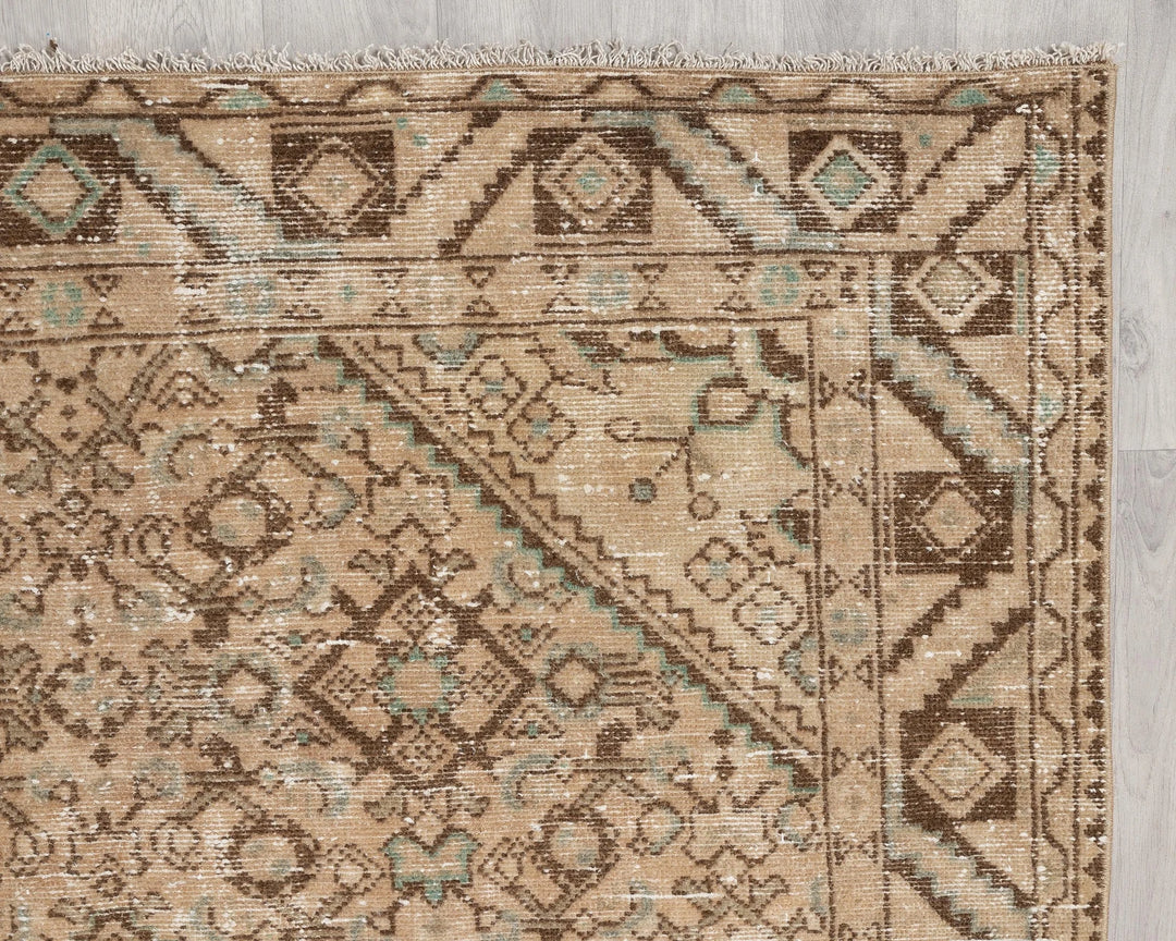 Multicolor Turkish Oushak Rug 4' 11" x 6' 5" Hand-Knotted | No. VR32817