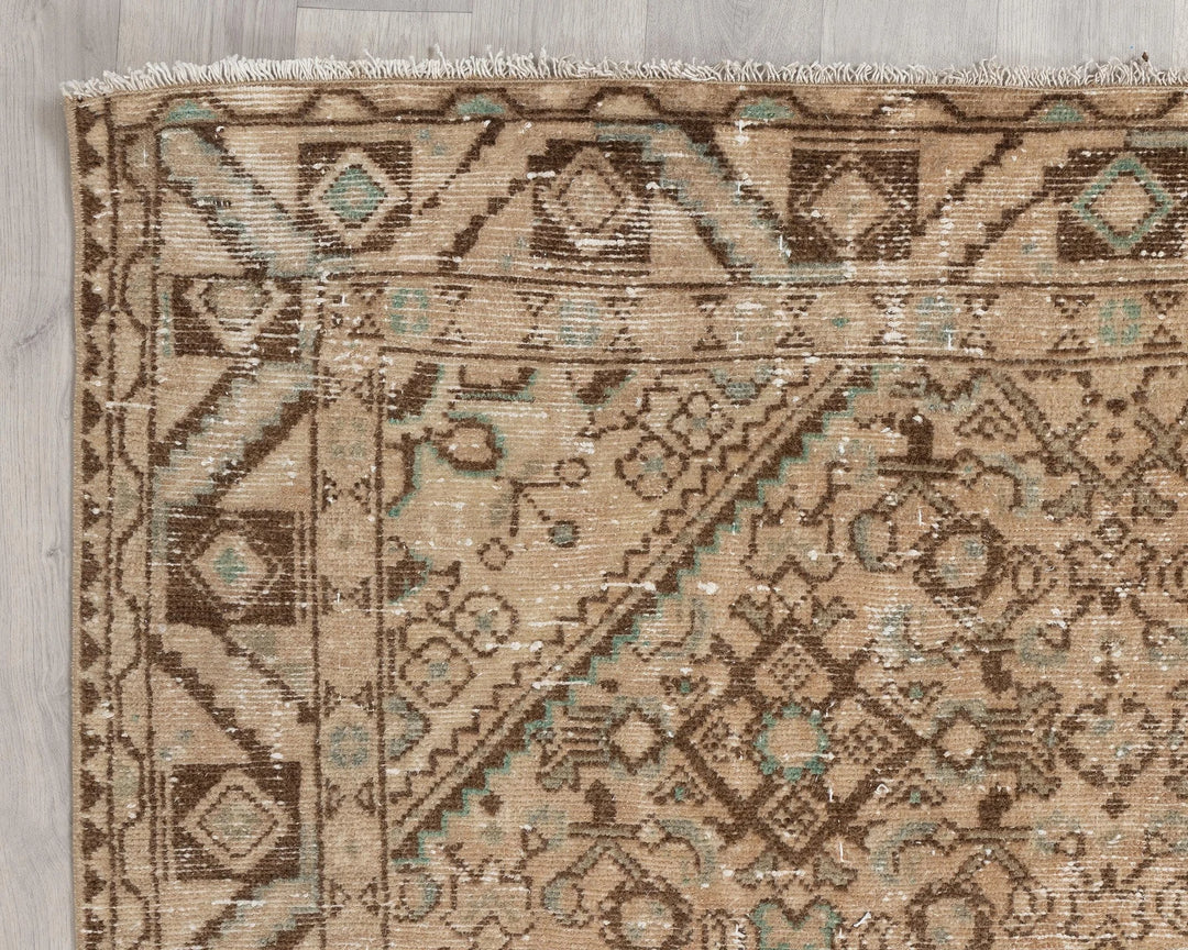 Multicolor Turkish Oushak Rug 4' 11" x 6' 5" Hand-Knotted | No. VR32817