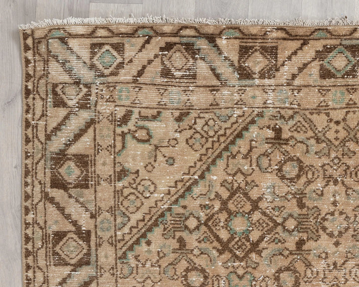 Multicolor Turkish Oushak Rug 4' 11" x 6' 5" Hand-Knotted | No. VR32817