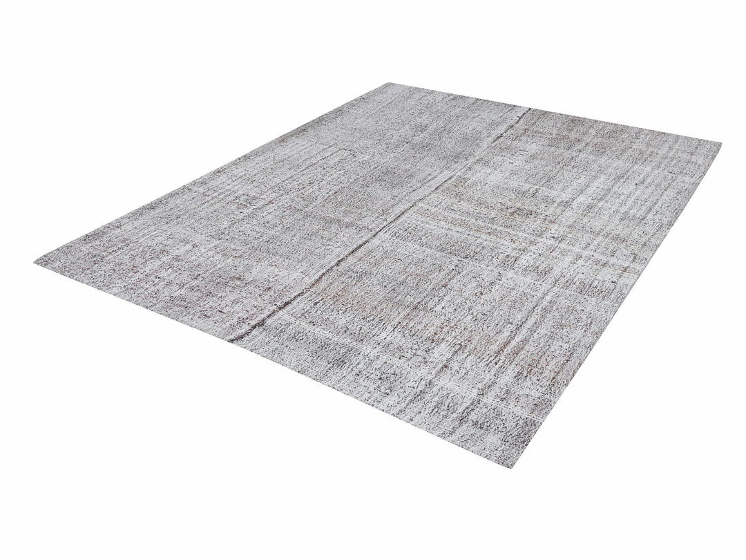 Gray Kilim Rug 7' 1" x 9' 4" | No. VR33044