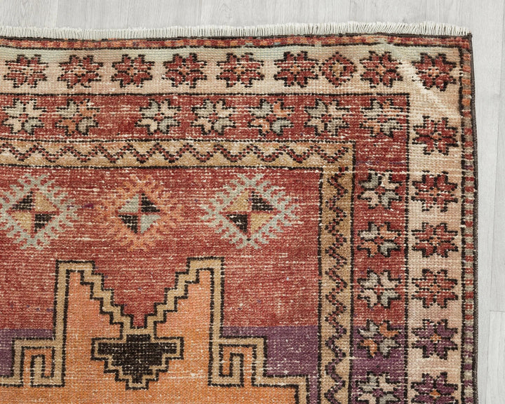 Multicolor Turkish Oushak Rug 3' 7" x 11' 7" Hand-Knotted | No. VR33069