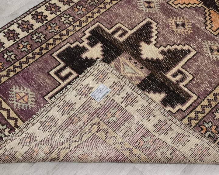 Multicolor Turkish Oushak Rug 3' 7" x 11' 7" Hand-Knotted | No. VR33069