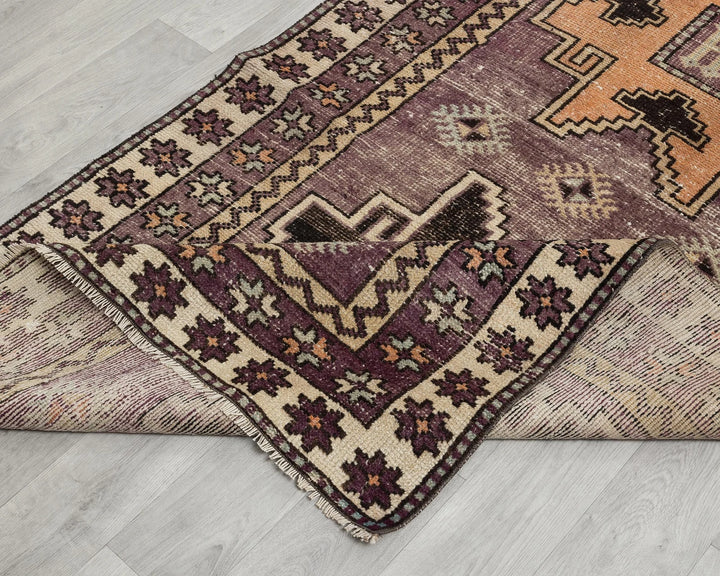 Multicolor Turkish Oushak Rug 3' 7" x 11' 7" Hand-Knotted | No. VR33069