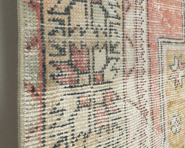 Multicolor Turkish Oushak Rug 8' 8" x 4' 1" Hand-Knotted | No. VR33142