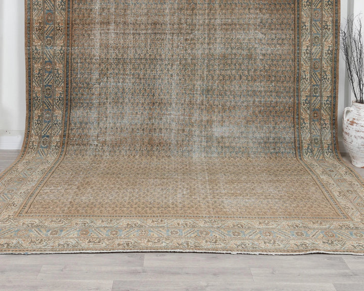 Multicolor Turkish Oushak Rug 9' 4" x 12' 10" Hand-Knotted | No. VR33226