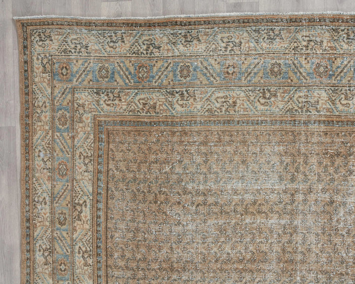 Multicolor Turkish Oushak Rug 9' 4" x 12' 10" Hand-Knotted | No. VR33226