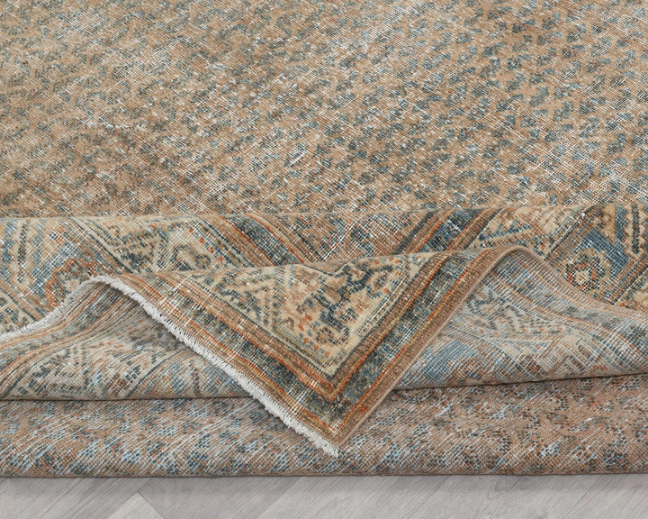 Multicolor Turkish Oushak Rug 9' 4" x 12' 10" Hand-Knotted | No. VR33226
