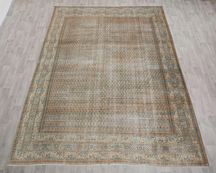 Multicolor Turkish Oushak Rug 9' 4" x 12' 10" Hand-Knotted | No. VR33226
