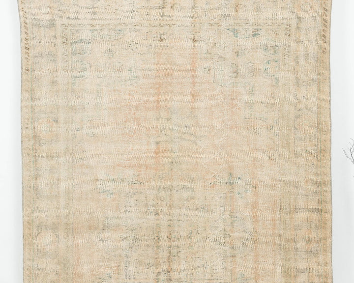 Multicolor Turkish Oushak Rug 9' 8" x 6' 1" Hand-Knotted | No. VR33254
