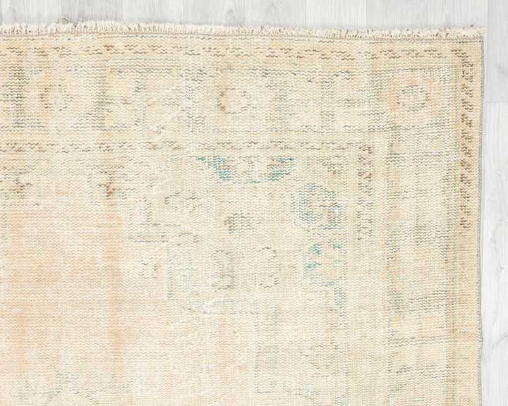 Multicolor Turkish Oushak Rug 9' 8" x 6' 1" Hand-Knotted | No. VR33254