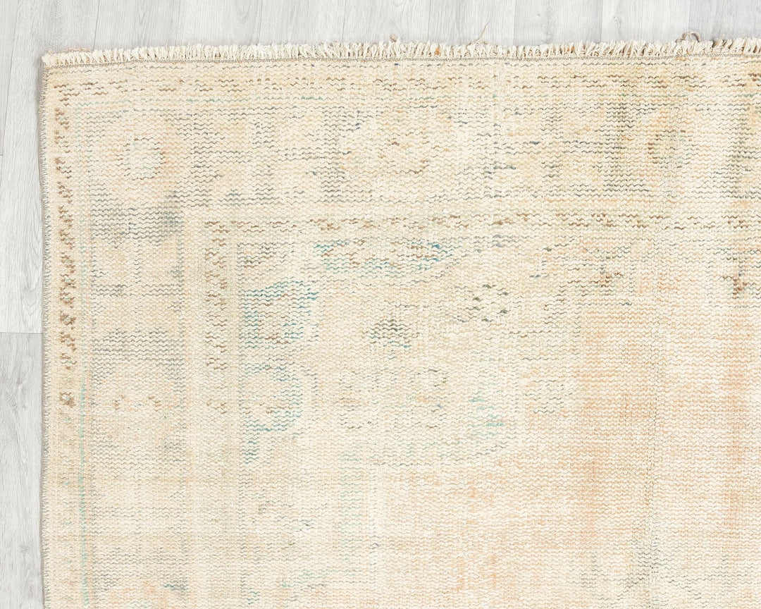 Multicolor Turkish Oushak Rug 9' 8" x 6' 1" Hand-Knotted | No. VR33254