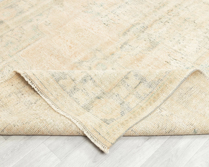 Multicolor Turkish Oushak Rug 9' 8" x 6' 1" Hand-Knotted | No. VR33254