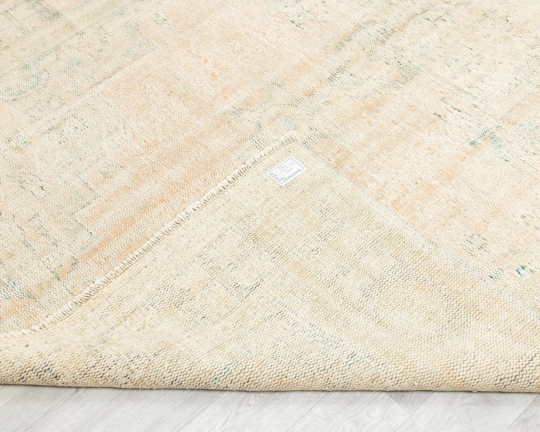 Multicolor Turkish Oushak Rug 9' 8" x 6' 1" Hand-Knotted | No. VR33254