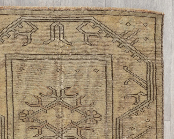 Multicolor Turkish Oushak Rug 2'7" x 8'10" Hand-Knotted | No. VR33301