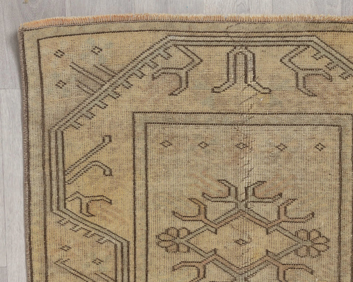 Multicolor Turkish Oushak Rug 2'7" x 8'10" Hand-Knotted | No. VR33301