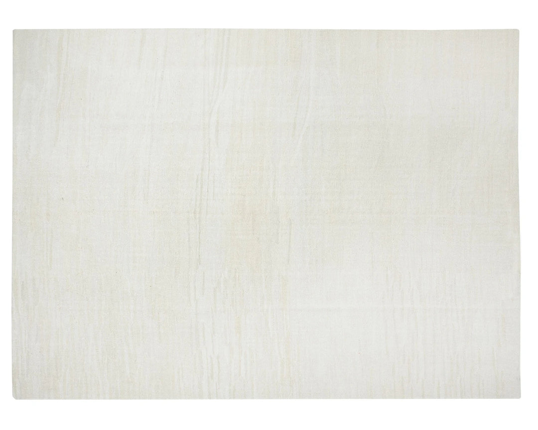White Turkish Kilim Rug 9' 10" x 12' 10" Flat-Weave | No. VR33556