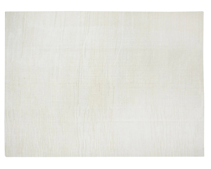 White Turkish Kilim Rug 9' 10" x 12' 10" Flat-Weave | No. VR33556