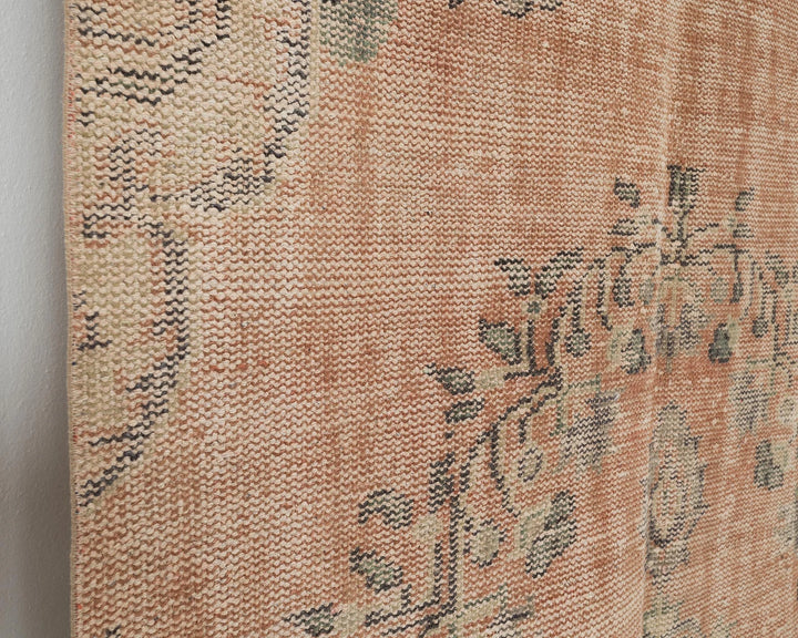 Multicolor Turkish Oushak Rug 4' x 9' 5" Hand-Knotted | No. VR33721