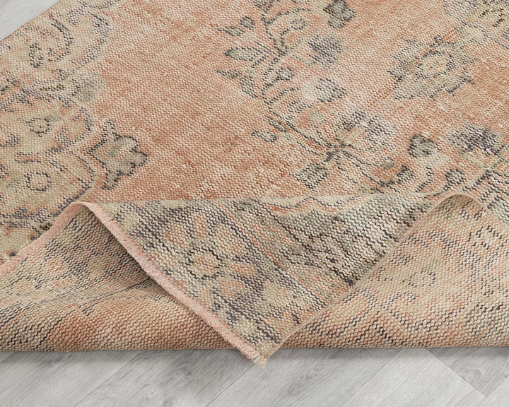 Multicolor Turkish Oushak Rug 4' x 9' 5" Hand-Knotted | No. VR33721