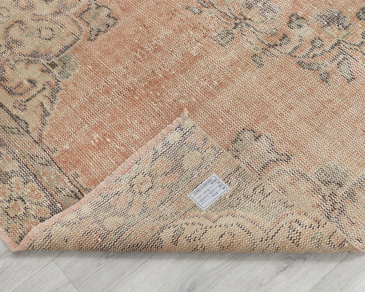 Multicolor Turkish Oushak Rug 4' x 9' 5" Hand-Knotted | No. VR33721