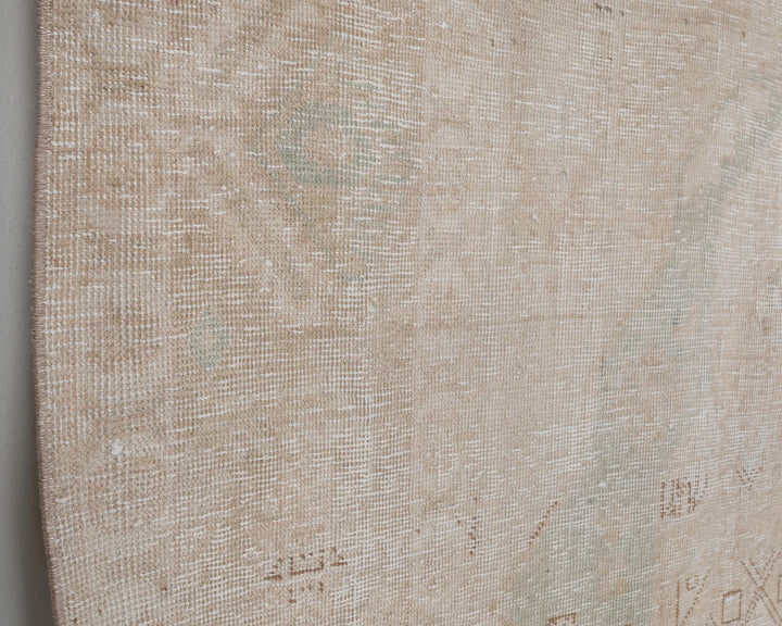Beige Turkish Oushak Rug 9' 4" x 12' 10" Hand-Knotted | No. VR33762
