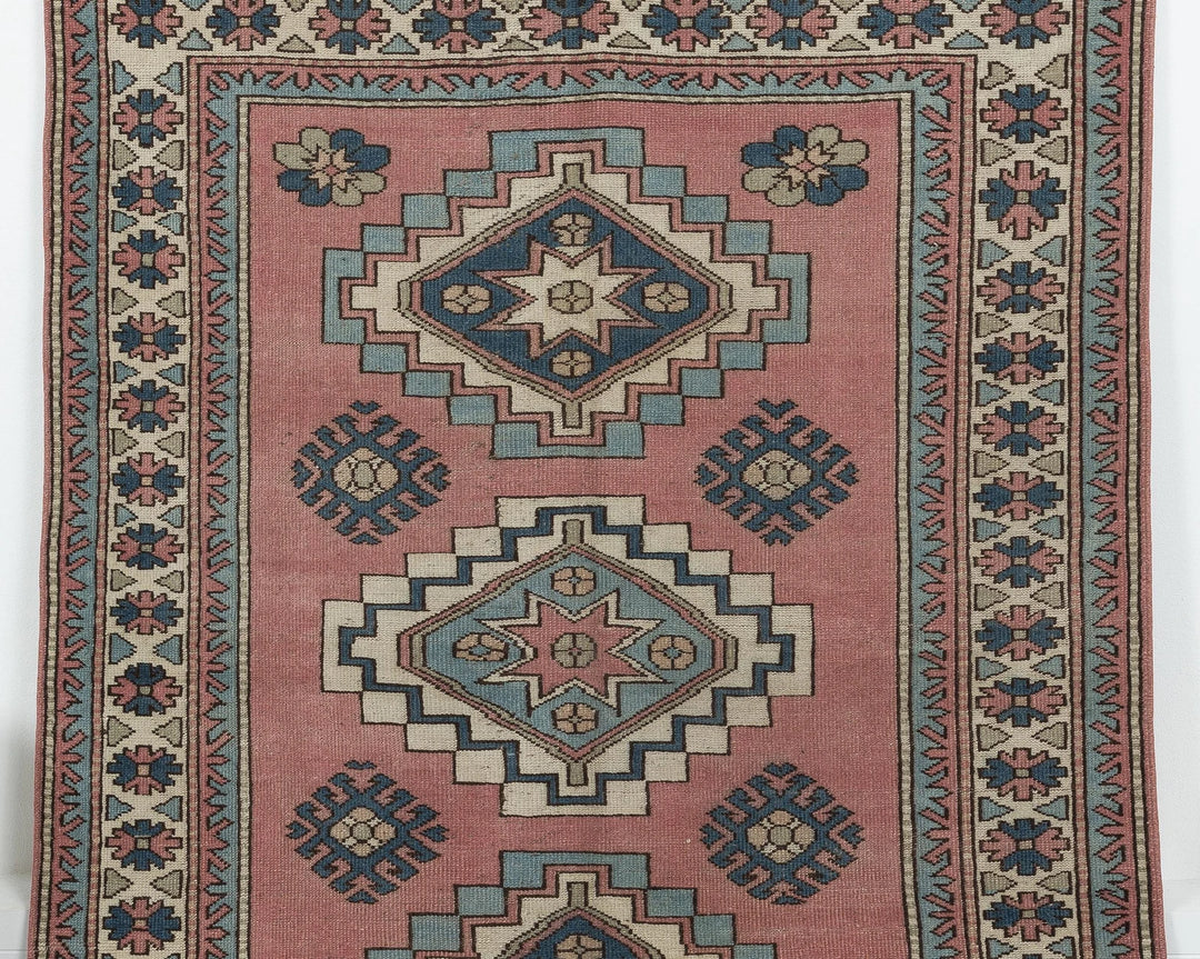 Multicolor Turkish Oushak Rug 7' 10" x 5' Hand-Knotted | No. VR33793