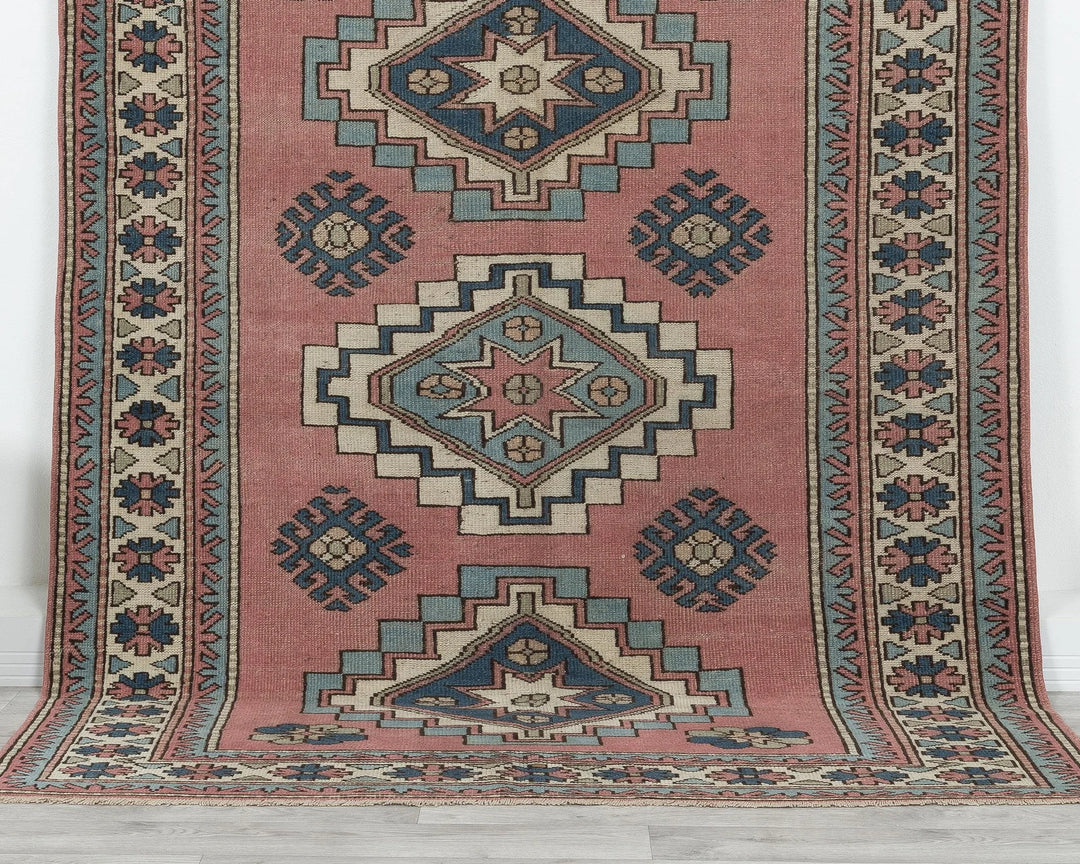 Multicolor Turkish Oushak Rug 7' 10" x 5' Hand-Knotted | No. VR33793