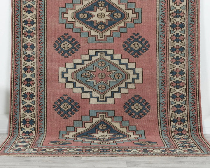 Multicolor Turkish Oushak Rug 7' 10" x 5' Hand-Knotted | No. VR33793