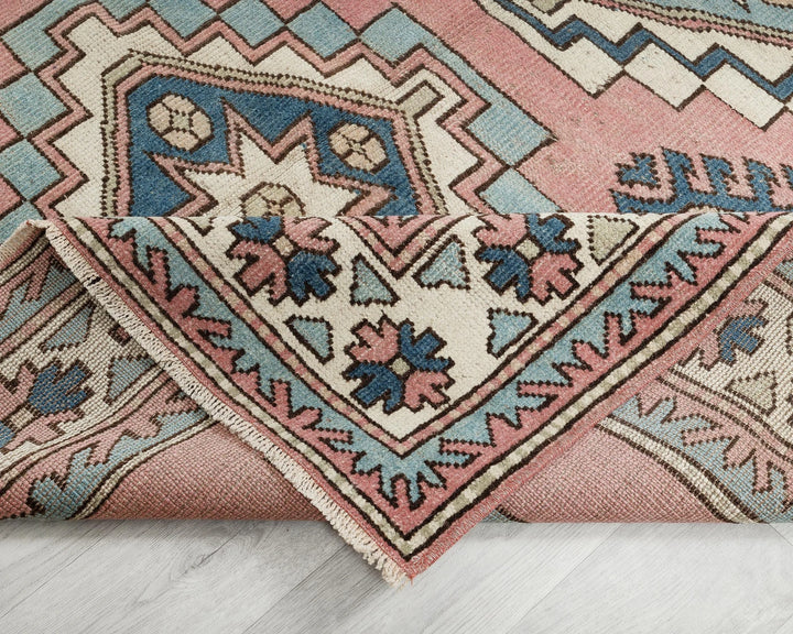 Multicolor Turkish Oushak Rug 7' 10" x 5' Hand-Knotted | No. VR33793
