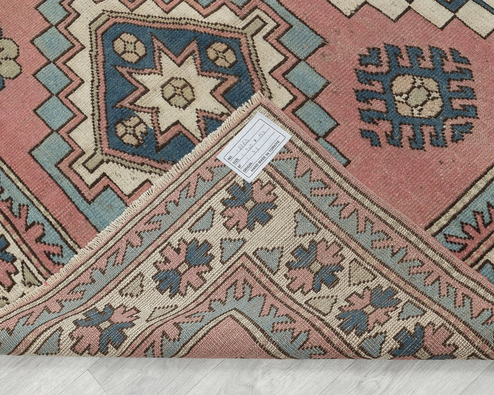 Multicolor Turkish Oushak Rug 7' 10" x 5' Hand-Knotted | No. VR33793