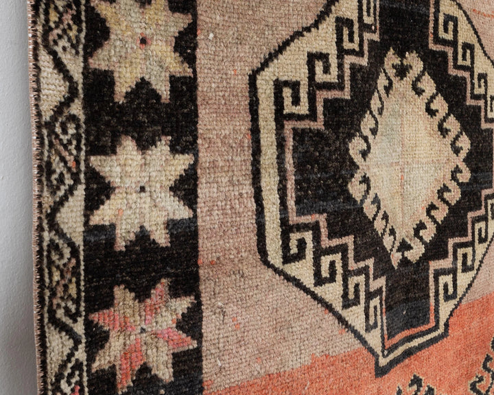 Multicolor Turkish Oushak Rug 3' 5" x 10' 1" Hand-Knotted | No. VR33802