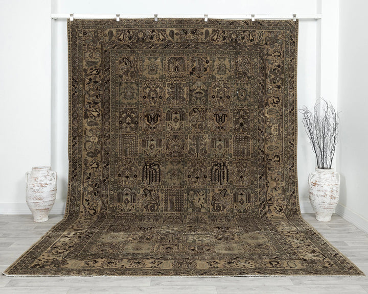 Multicolor Turkish Oushak Rug 8' 7" x 11' 7" Hand-Knotted | No. VR33891