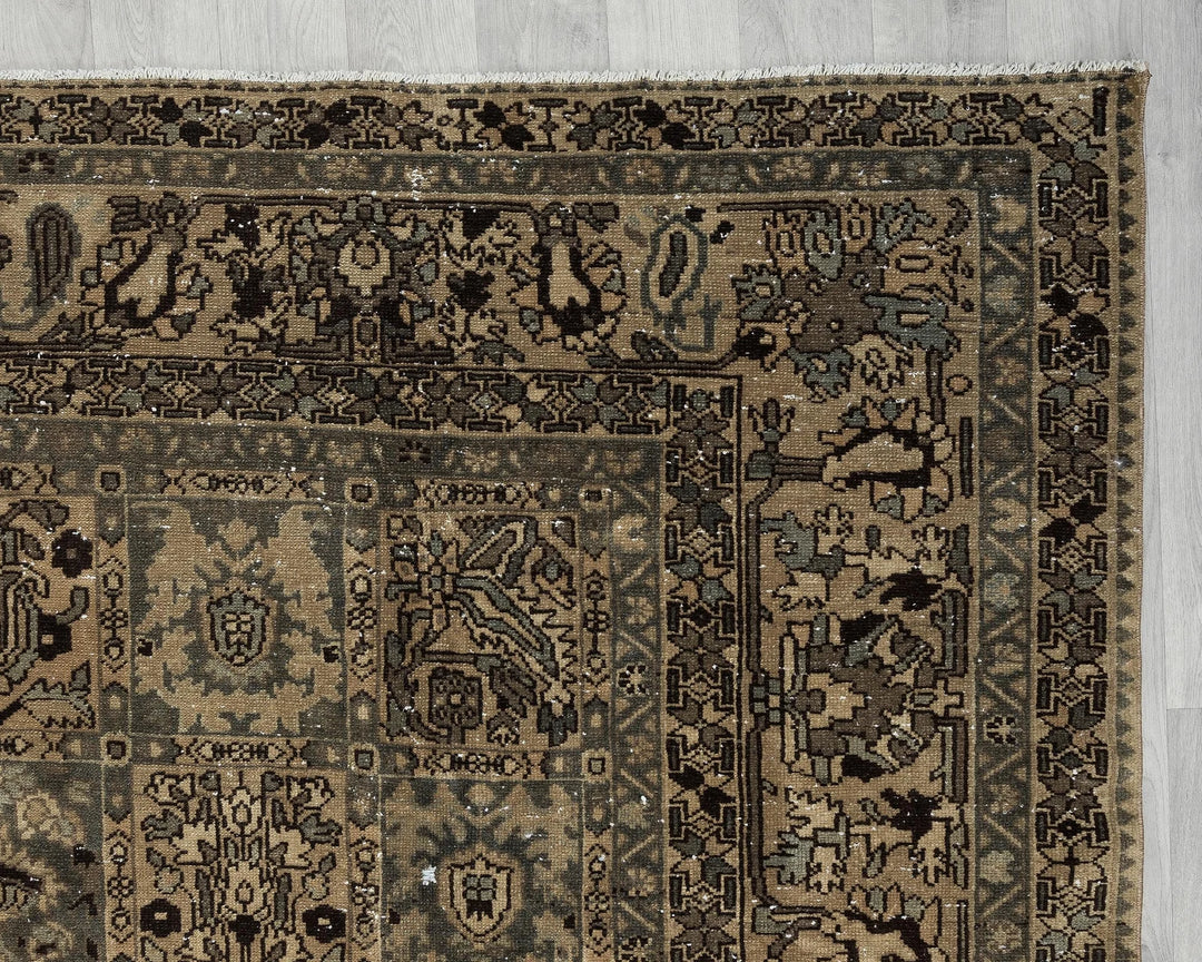 Multicolor Turkish Oushak Rug 8' 7" x 11' 7" Hand-Knotted | No. VR33891