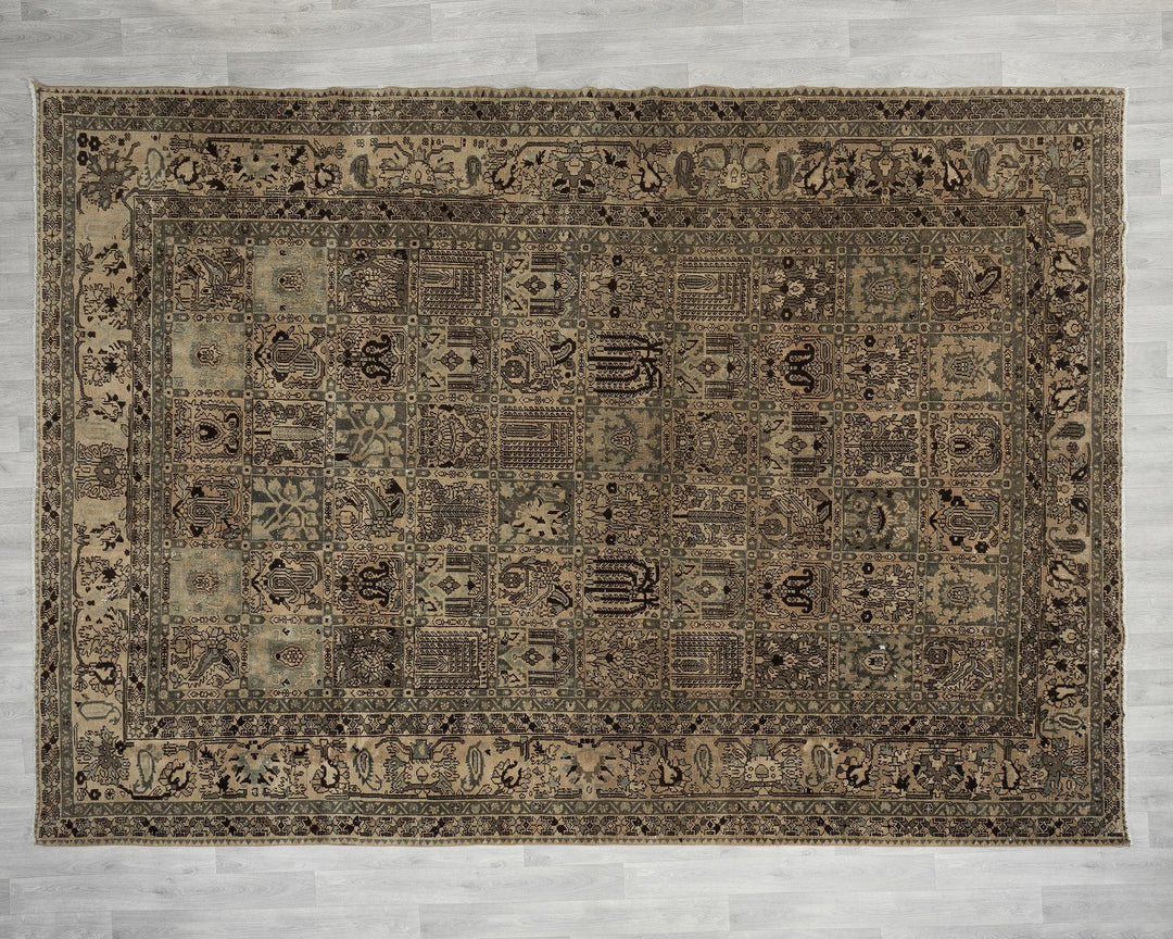 Multicolor Turkish Oushak Rug 8' 7" x 11' 7" Hand-Knotted | No. VR33891