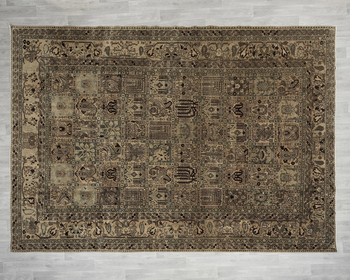 Multicolor Turkish Oushak Rug 8' 7" x 11' 7" Hand-Knotted | No. VR33891