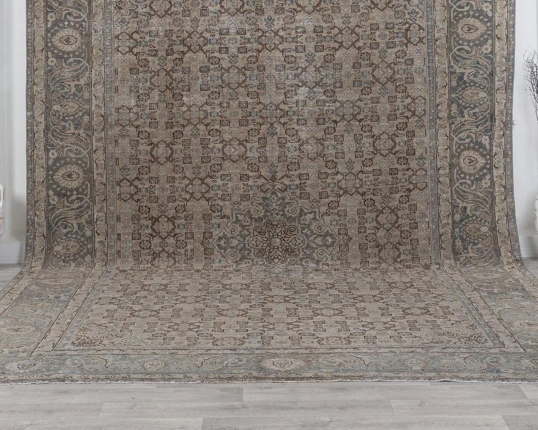 Multicolor Turkish Oushak Rug 8'10" x 11'8" Hand-Knotted | No. VR33897