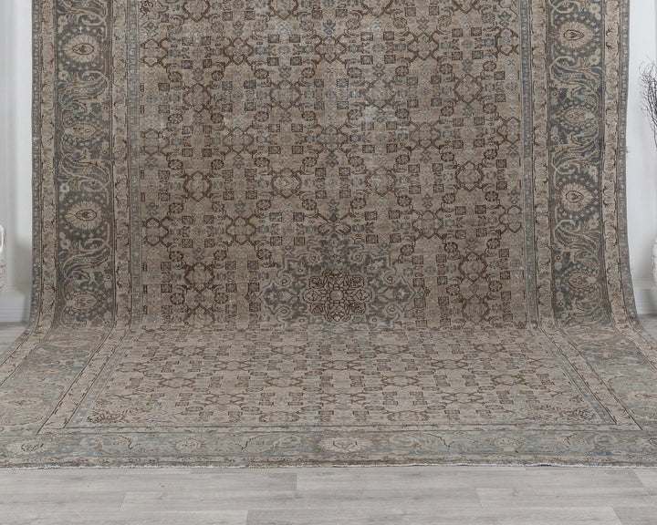 Multicolor Turkish Oushak Rug 8'10" x 11'8" Hand-Knotted | No. VR33897