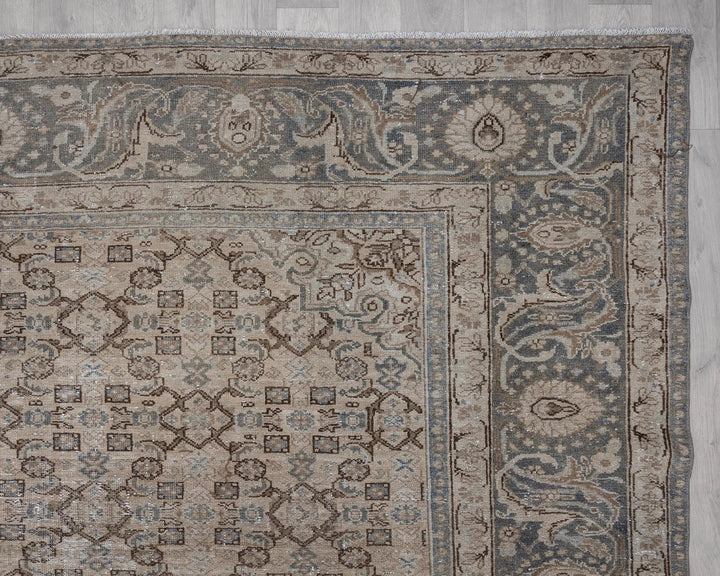 Multicolor Turkish Oushak Rug 8'10" x 11'8" Hand-Knotted | No. VR33897