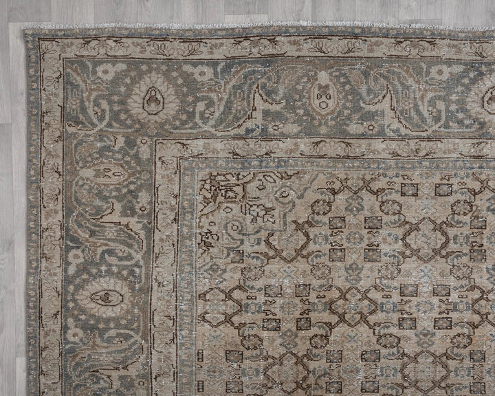 Multicolor Turkish Oushak Rug 8'10" x 11'8" Hand-Knotted | No. VR33897