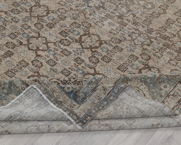 Multicolor Turkish Oushak Rug 8'10" x 11'8" Hand-Knotted | No. VR33897
