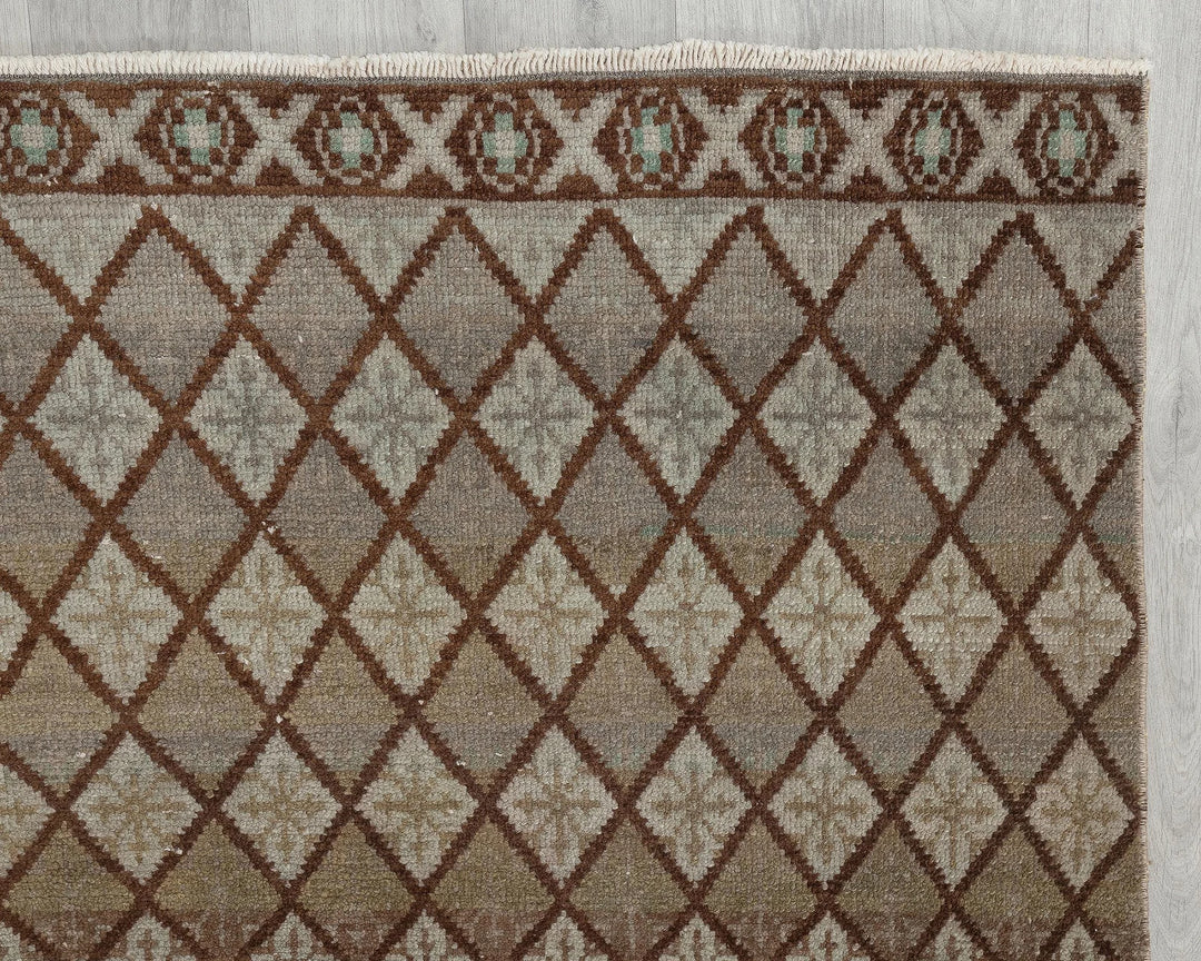 Neutral Runner Rug 3' 11" x 8' 10" | No. VR33939
